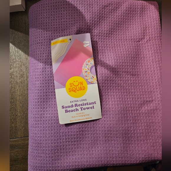 Other - Purple Pink Ombre Sand Resistant Beach Towel